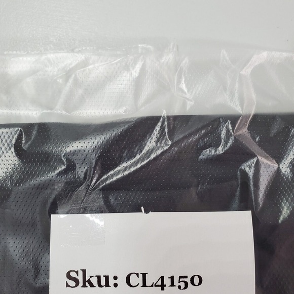 Lululemon Mens Mesh‎ Athletic Shirt Medium Black Running Training Lightweight - Picture 8 of 8